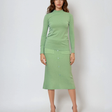 Pulover basic cu guler scurt fistic