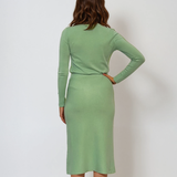 Pulover basic cu guler scurt fistic