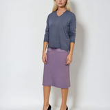 Pulover cu en-coeur albastru