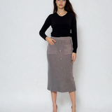 Pulover cu decolteu în V moale si confortabil negru