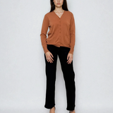 Blugi bătal largi cu strasuri negru