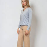 Jachetă cu buzunare si nasturi bleu