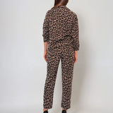 Compleu din raiat animal print beige