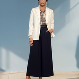 Sacou oversized damă alb