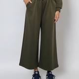 Jachetă cu buzunare și fermoar kaki