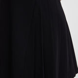 Rochie midi elegantă cu mânecă scurtă și pliuri ORSAY negru