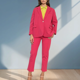 Sacou oversized damă ciclam