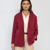 Sacou oversized damă grena