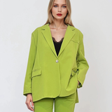 Sacou oversized damă vernil