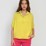 Cămașă din bumbac uni fistic