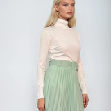 Pulover tip maletă alb