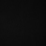 Rochie tricotată în formă de A cu mâneci trei sferturi neagră ORSAY negru