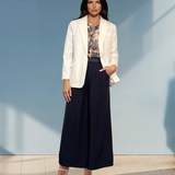 Sacou oversized damă alb