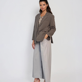 Sacou oversized damă kaki