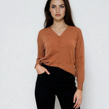 Jachetă cu buzunare si nasturi beige