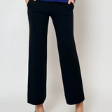 Pantaloni tricot office negru