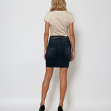 Fusta scurta jeans 1389-Albastru 
