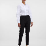 Pantaloni conici ORSAY negru ORS015