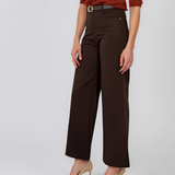 Pantaloni cu croi larg bleumarin PN150