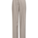 Pantaloni drepţi cu talie înaltă beige ONLY ON004