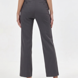 Pantaloni drepți din mix de vâscoză ORSAY gri/dark