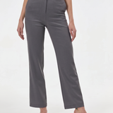 Pantaloni drepți din mix de vâscoză ORSAY gri/dark