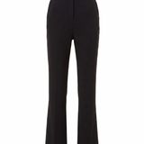 Pantaloni drepți din mix de vâscoză ORSAY negru