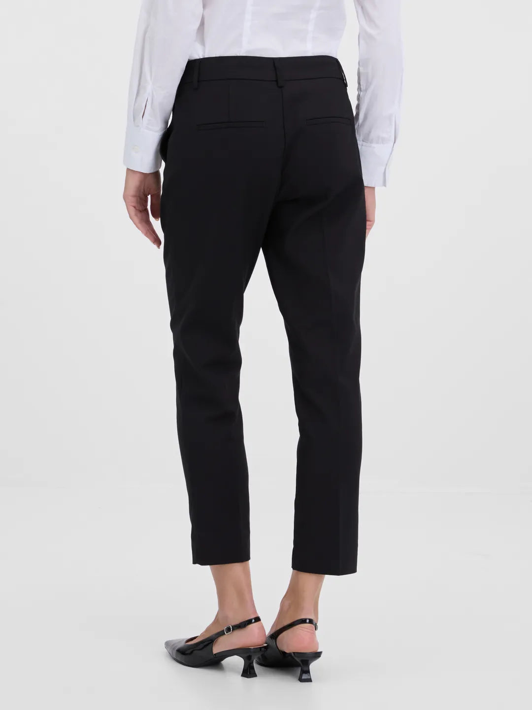 Pantaloni tip țigaretă cu buzunare pentru birou  ORSAY negru ORS008