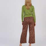 Pulover basic cu guler rotund vernil HL234