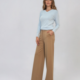 Pulover basic en-coeur bleu-light HL233