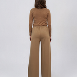 Pulover basic en-coeur camel HL233