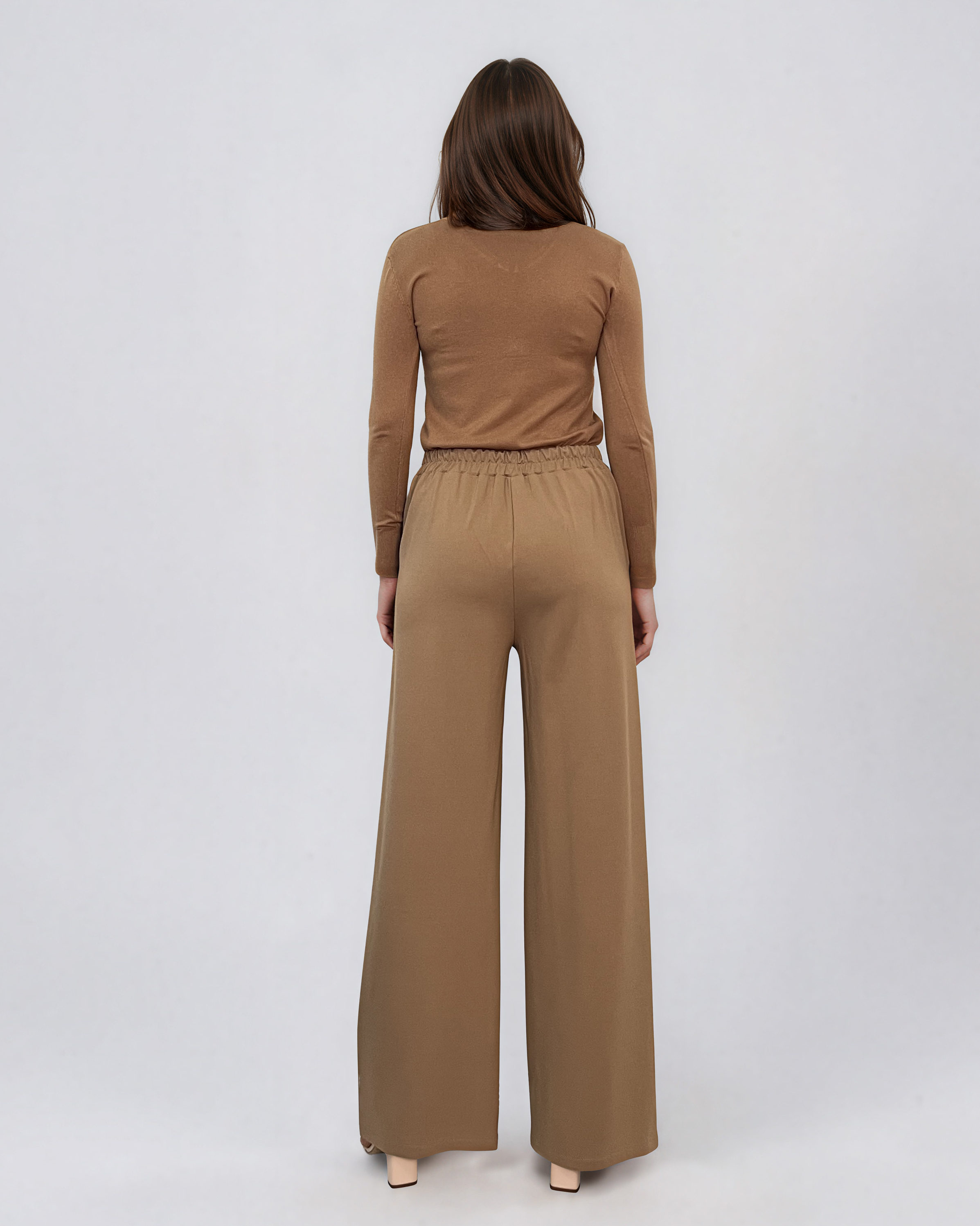 Pulover basic en-coeur camel HL233