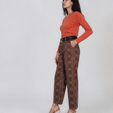 Pulover basic en-coeur caramiziu HL233