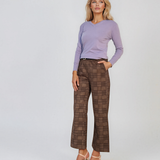 Pulover basic en-coeur lila HL233