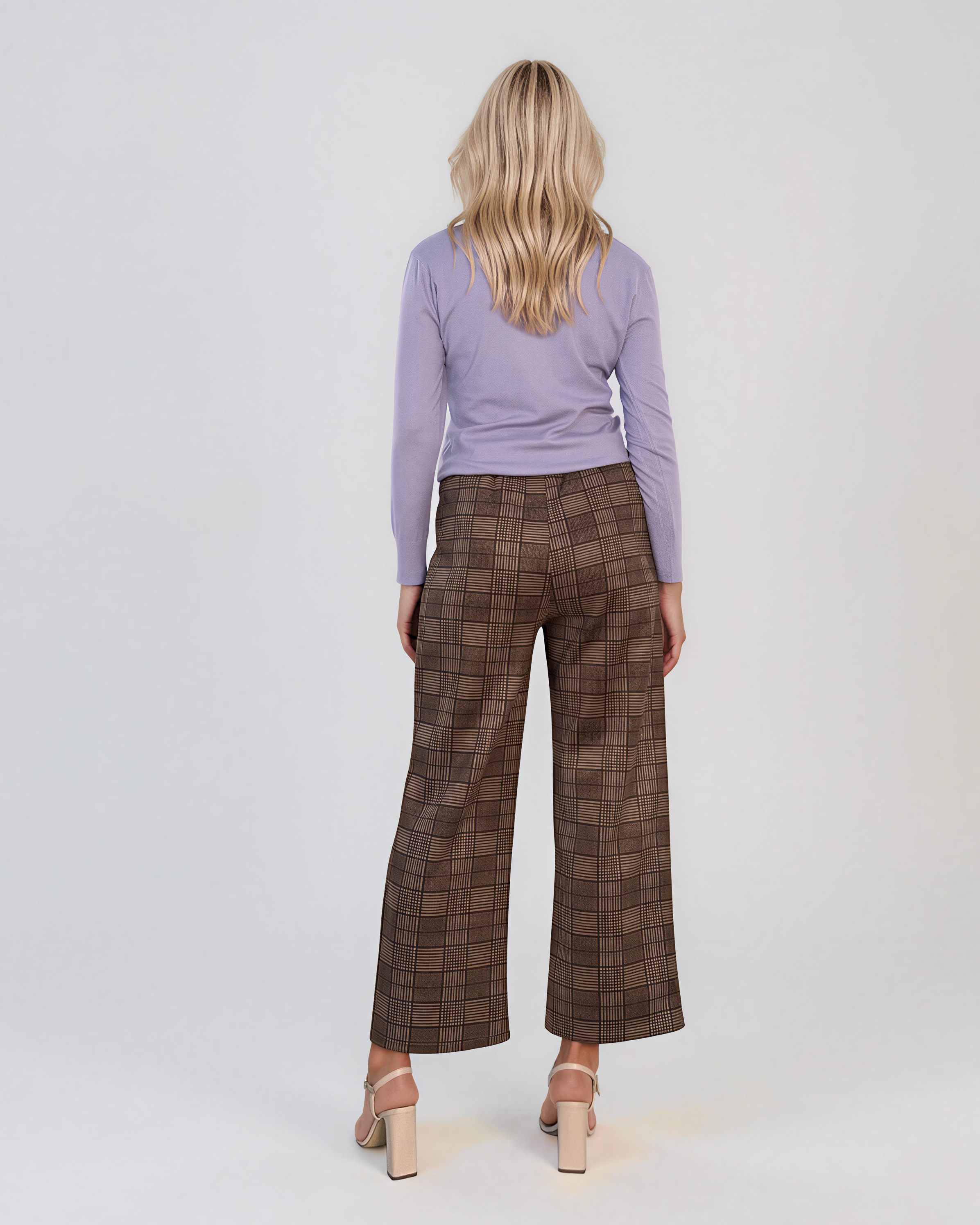 Pulover basic en-coeur lila HL233