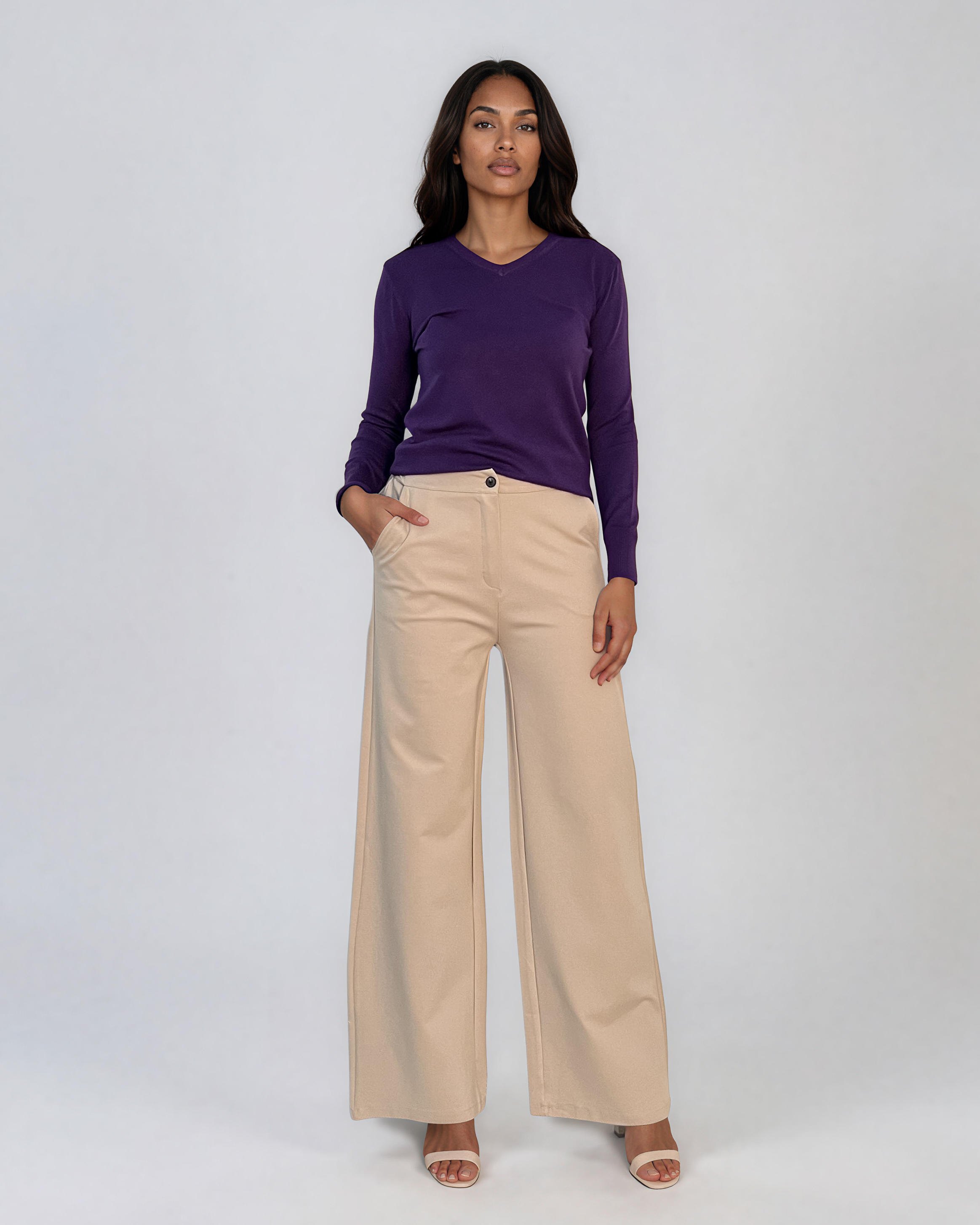 Pulover basic en-coeur mov HL233