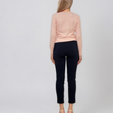 Pulover basic en-coeur roz HL233