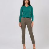 Pulover basic en-coeur turcoaz HL233