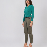 Pulover basic en-coeur turcoaz HL233