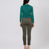 Pulover basic en-coeur turcoaz HL233
