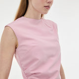 Rochie încrețită lateral ORSAY roz ORS016