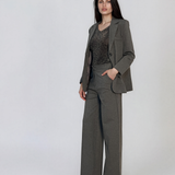 Sacou clasic cu 2 nasturi gri HL230