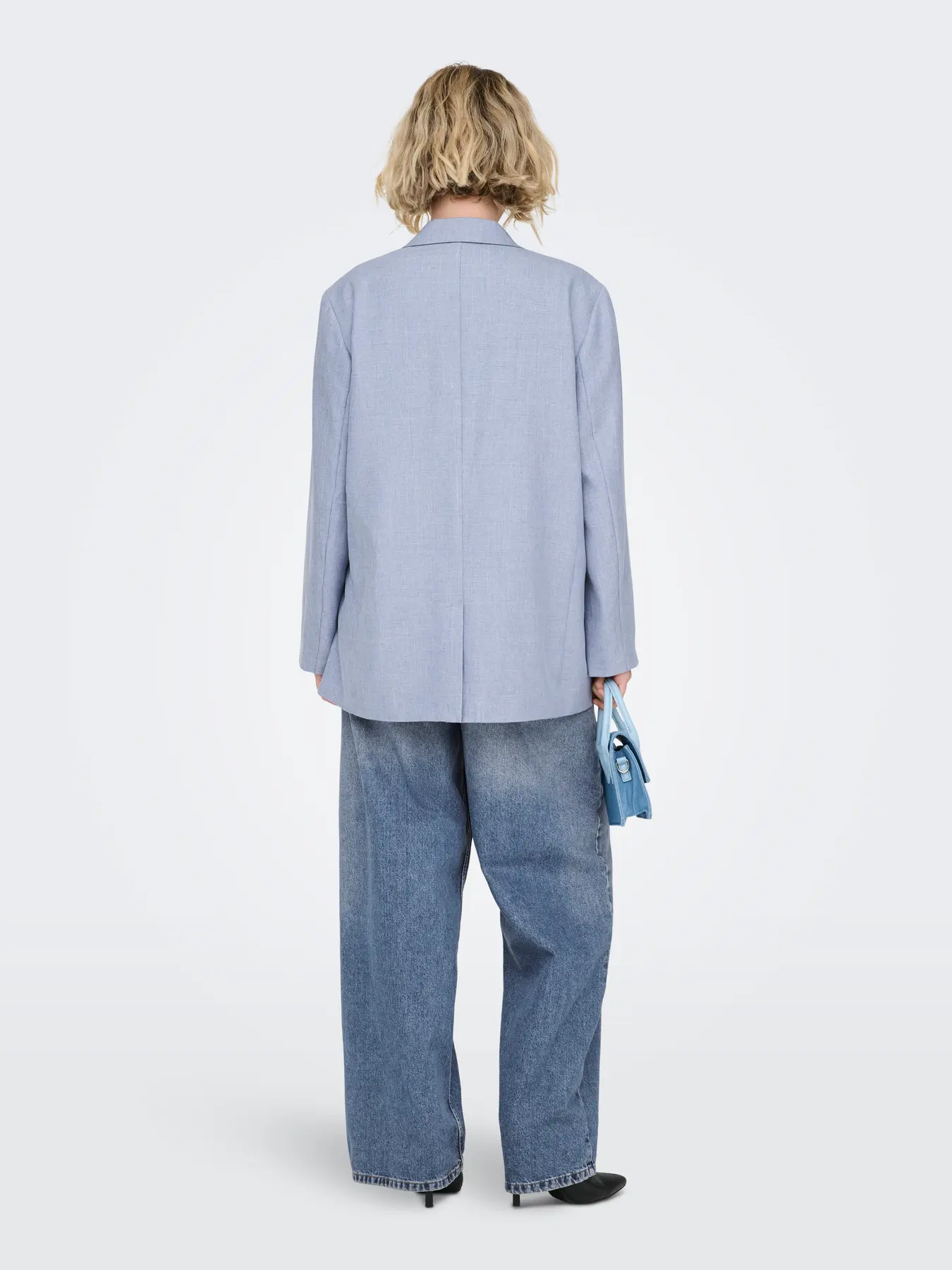 Sacou oversize tip boyfriend bleu ONLY ON002