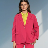 Sacou oversized damă ciclam 