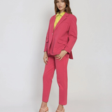 Sacou oversized damă ciclam 