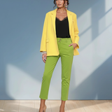 Sacou oversized damă galben 