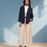 Sacou oversized damă navy 