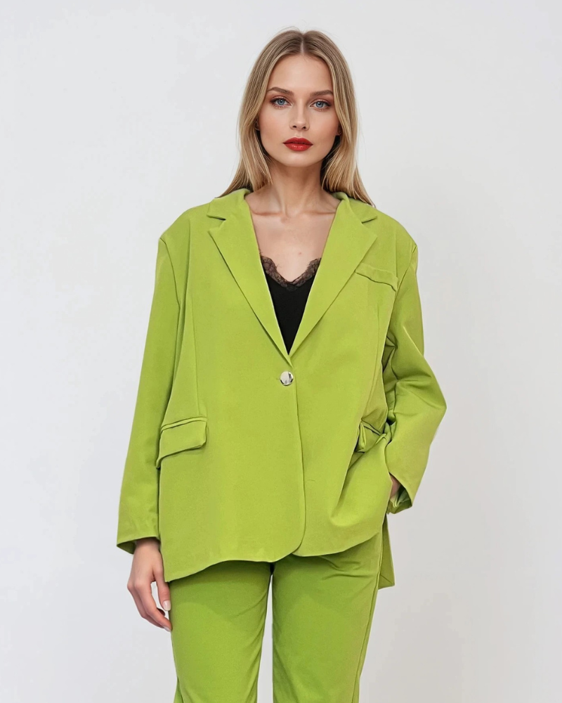 Sacou oversized damă vernil 