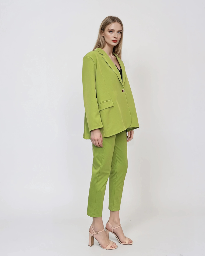Sacou oversized damă vernil 