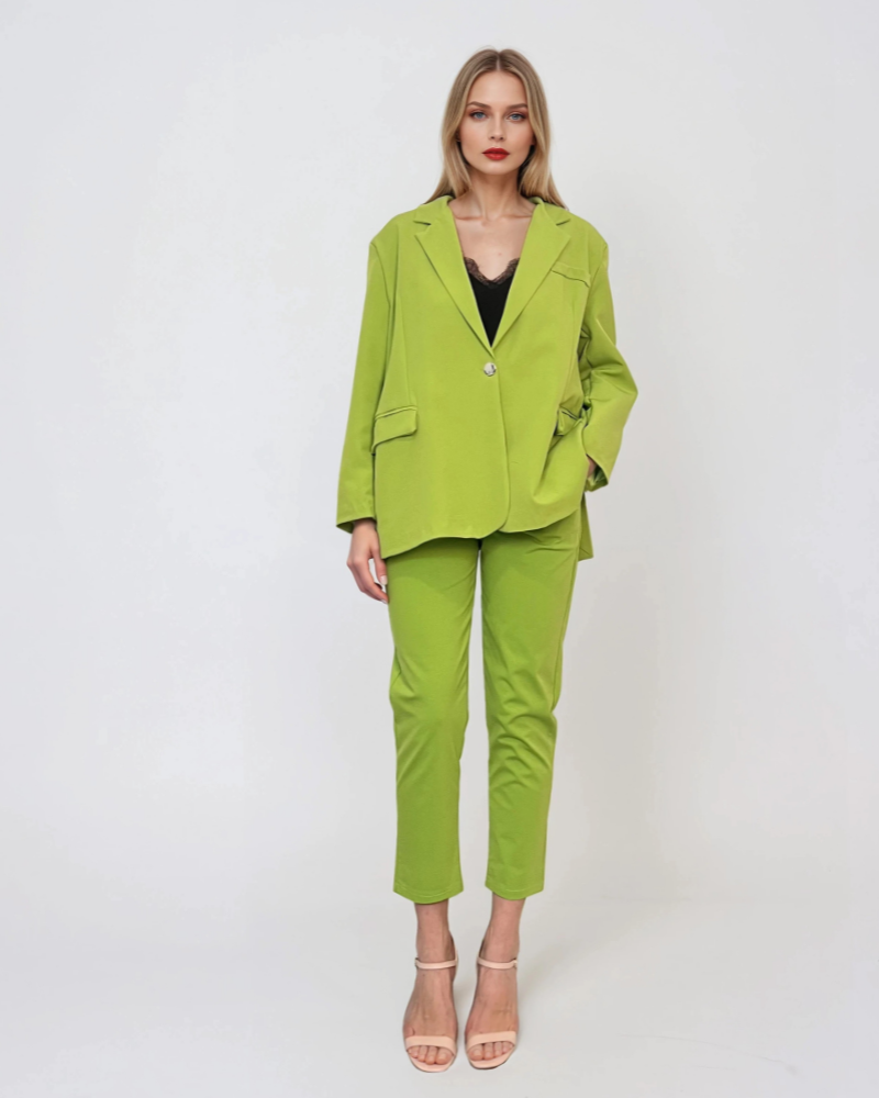 Sacou oversized damă vernil 
